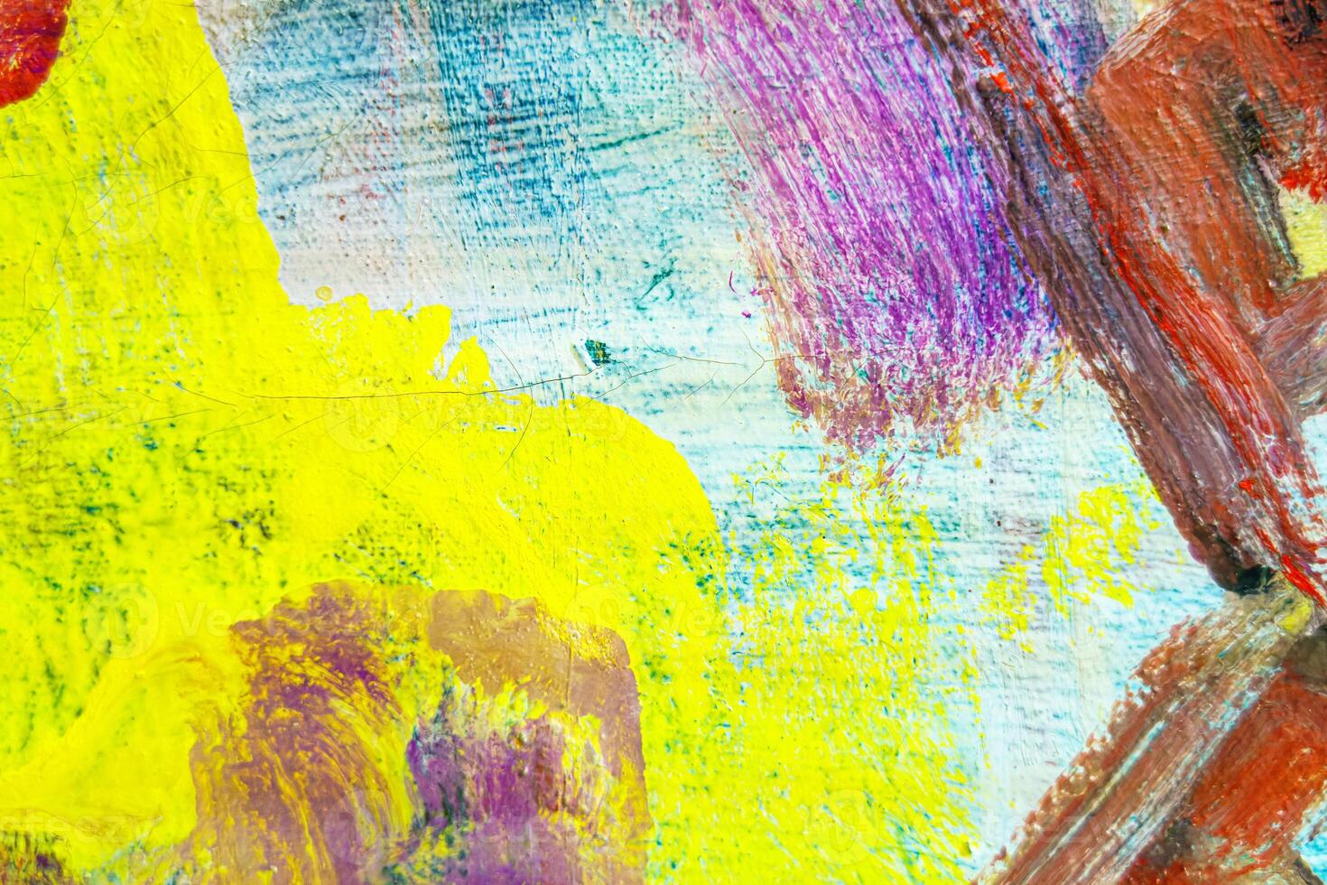 Colorful abstract oil painting art background. Texture of canvas and oil. photo