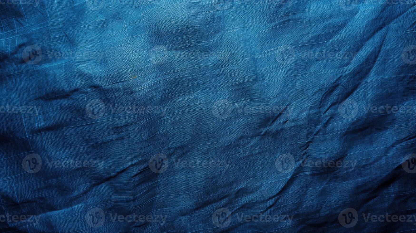 texturizado índigo azul tela antecedentes con Clásico apelar. foto