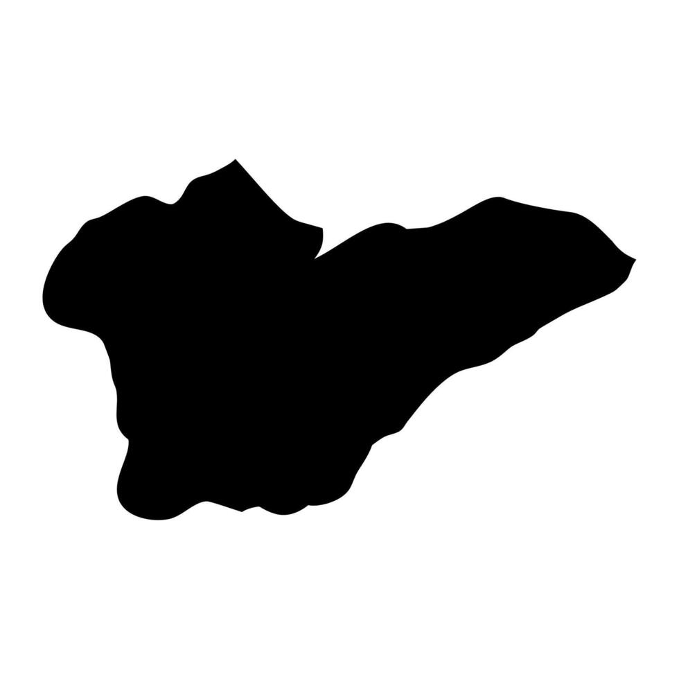 Porto Novo municipality map, administrative division of Cape Verde. illustration. vector