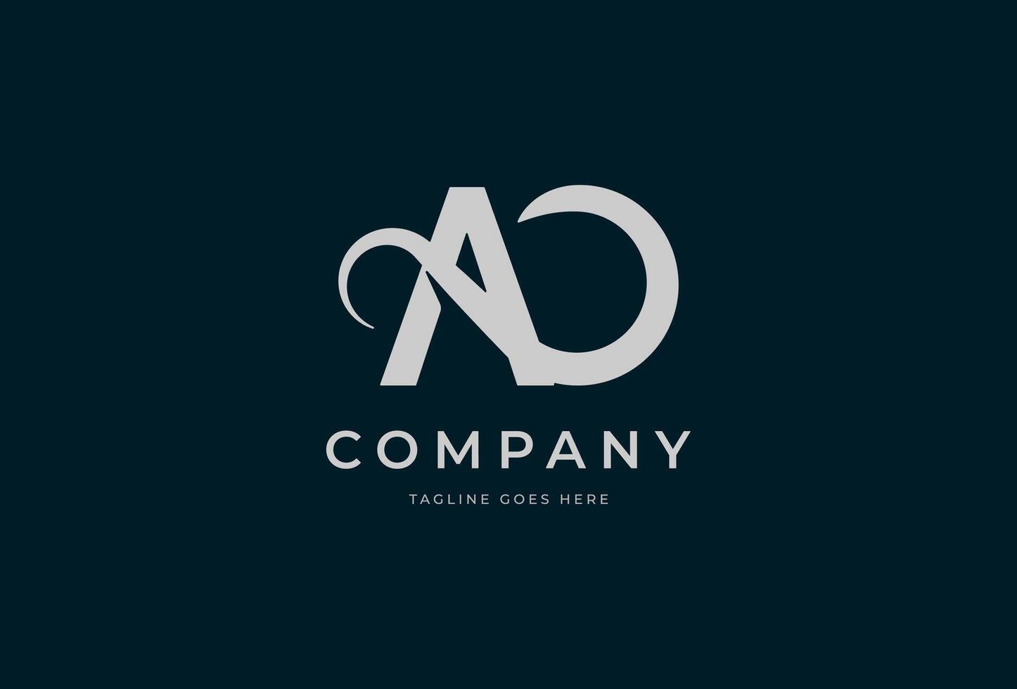 Initial A Infinity Logo, minimalist letter A with Infinity icon combination, illustration vector