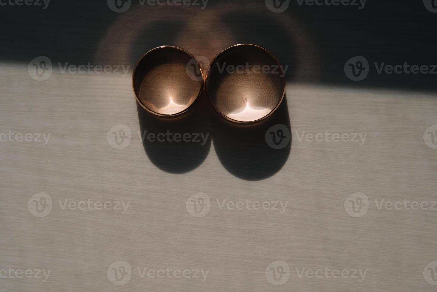 Wedding rings. Two Wedding rings for the bride and groom photo