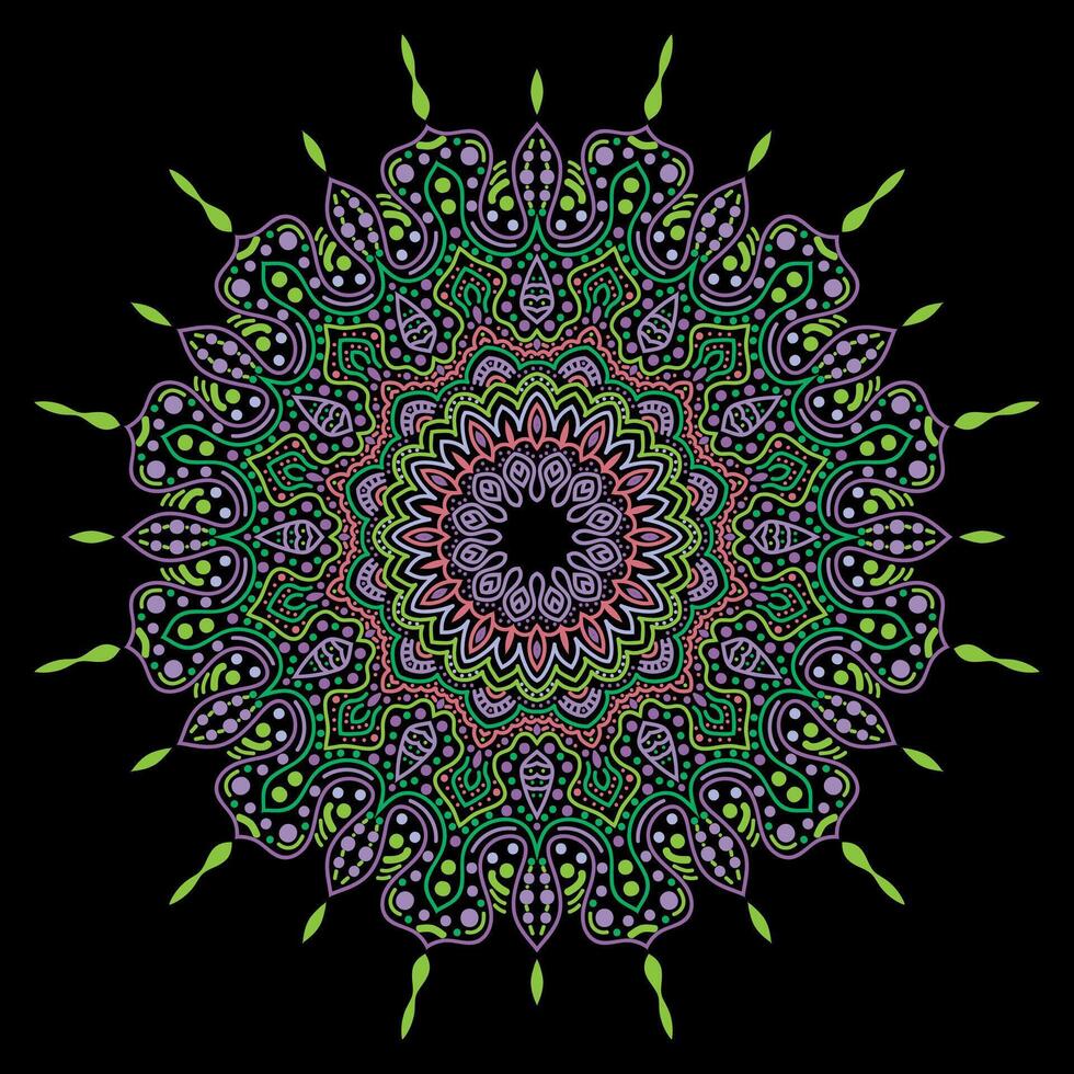 mandala Arte para modelo Clásico antecedentes vector