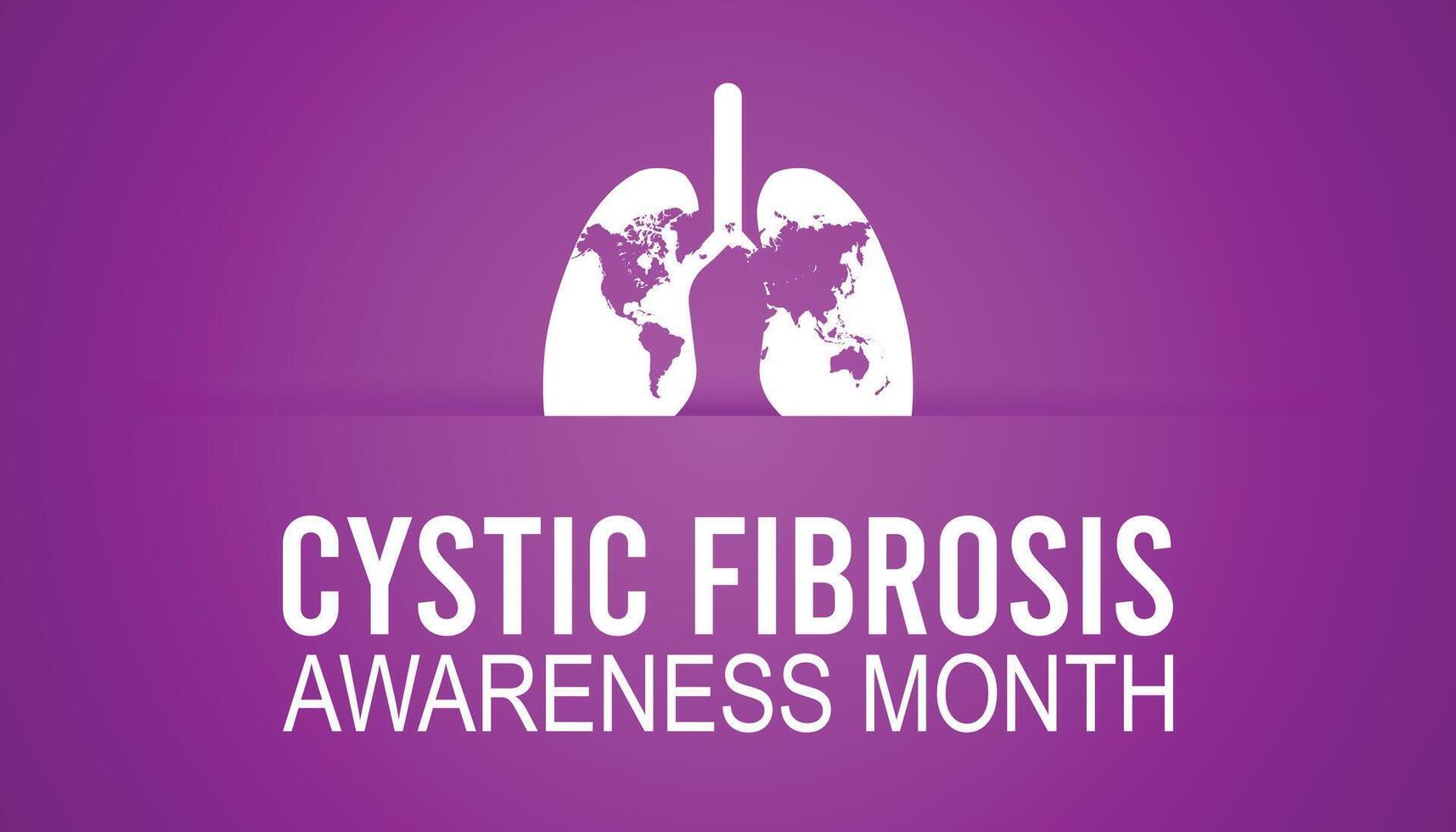 Cystic Fibrosis Awareness Month observed every year in May. Template for background, banner, card, poster with text inscription. vector