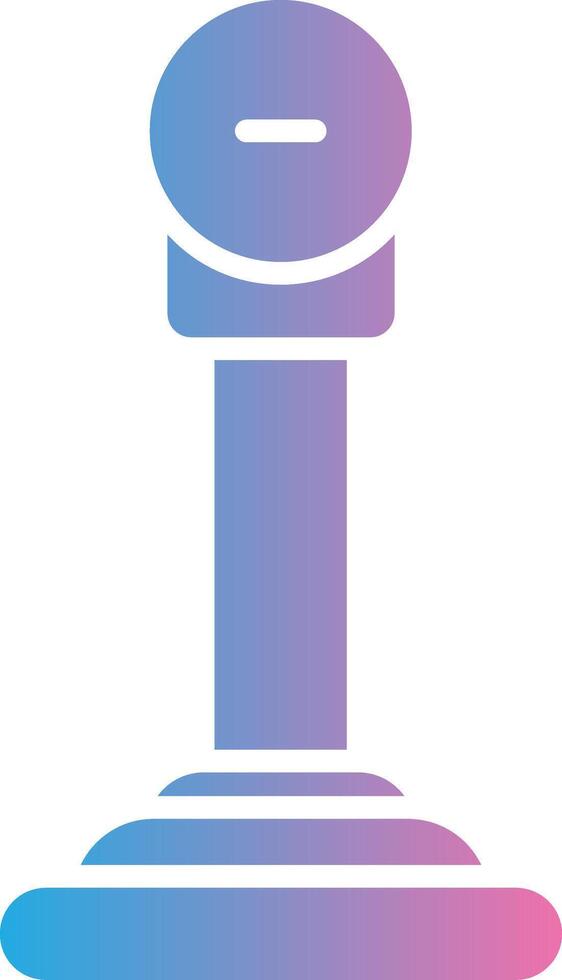 Gear Glyph Gradient Icon Design vector