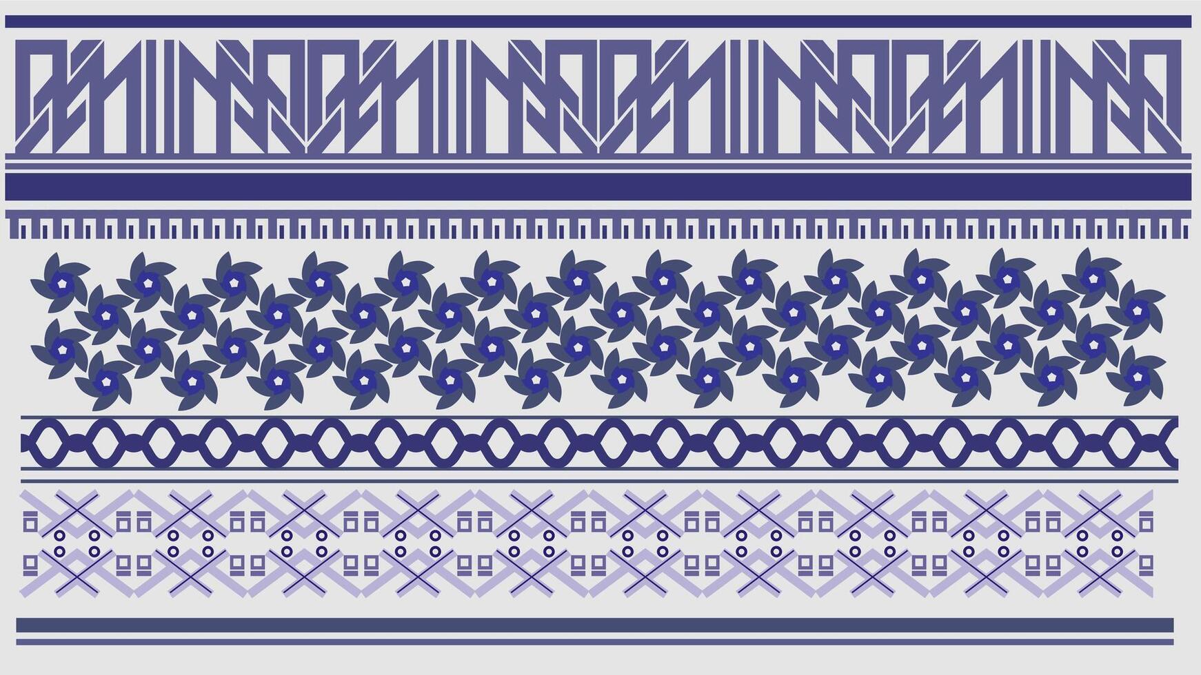 antecedentes étnico estilo vistoso sin costura borde. tribal decorativo cinta polinesio tribal azteca modelo para t camisa, pantalones, tela, fondo de pantalla, tarjeta plantilla, envase papel, alfombra, textil, cubrir. vector