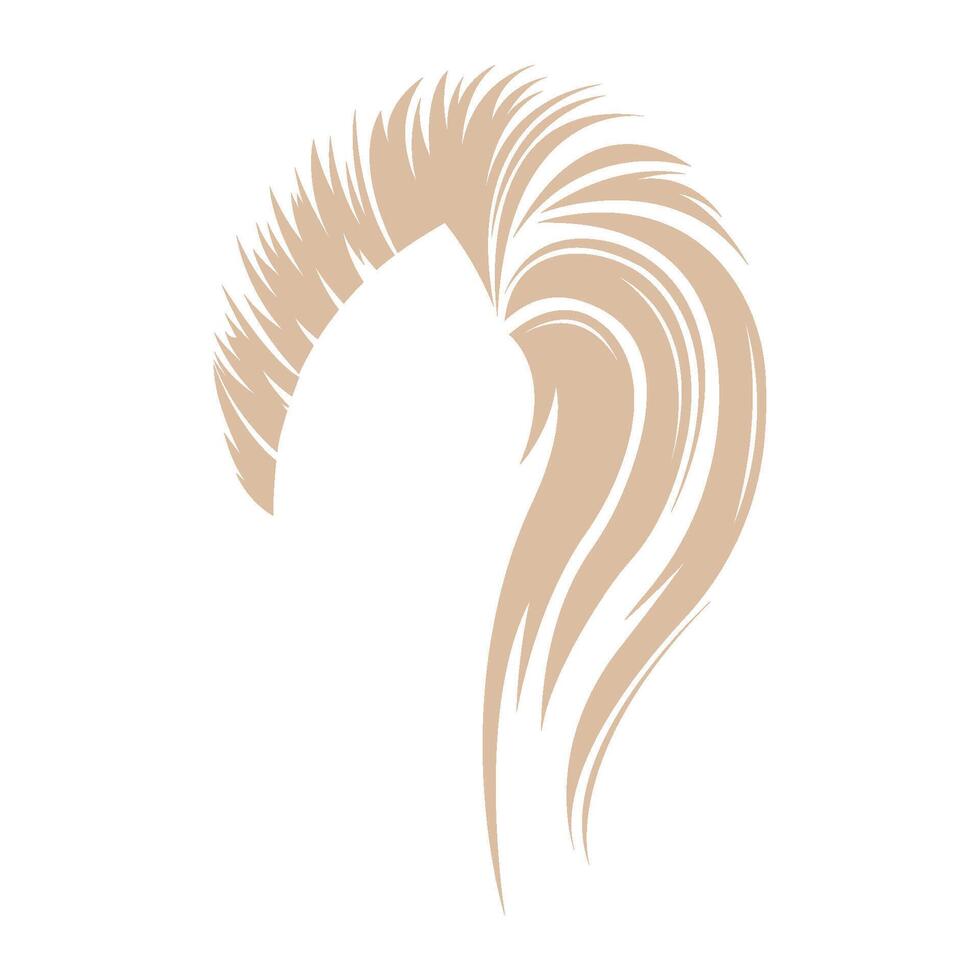 Hair icon Illustration design Logo template vector