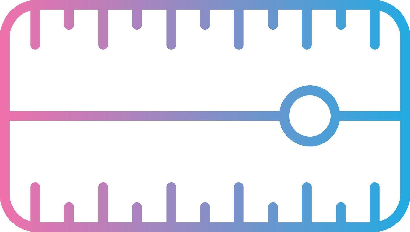 Dial Line Gradient Icon Design vector