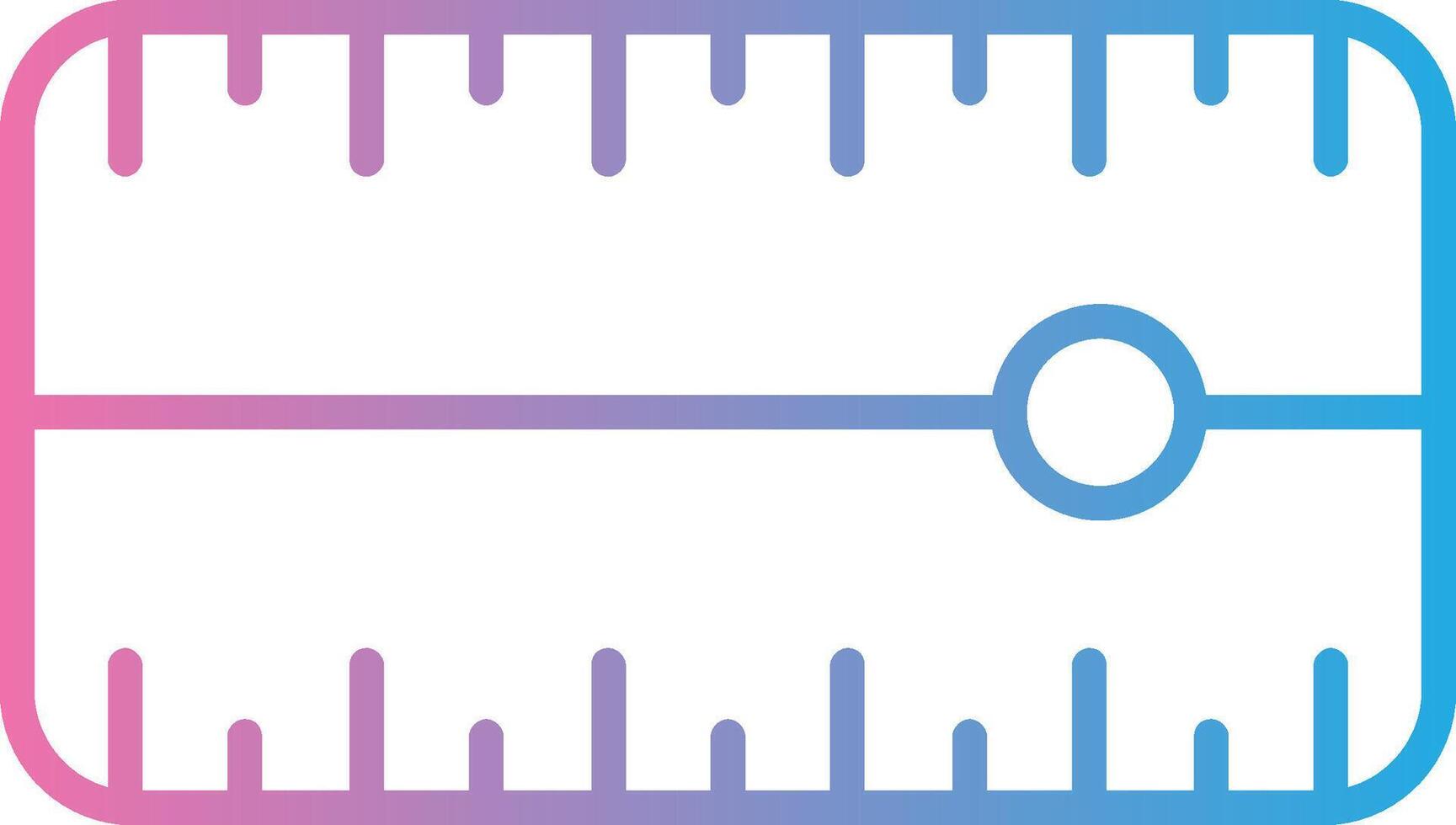 Dial Line Gradient Icon Design vector