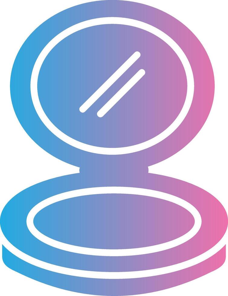 Powder Glyph Gradient Icon Design vector