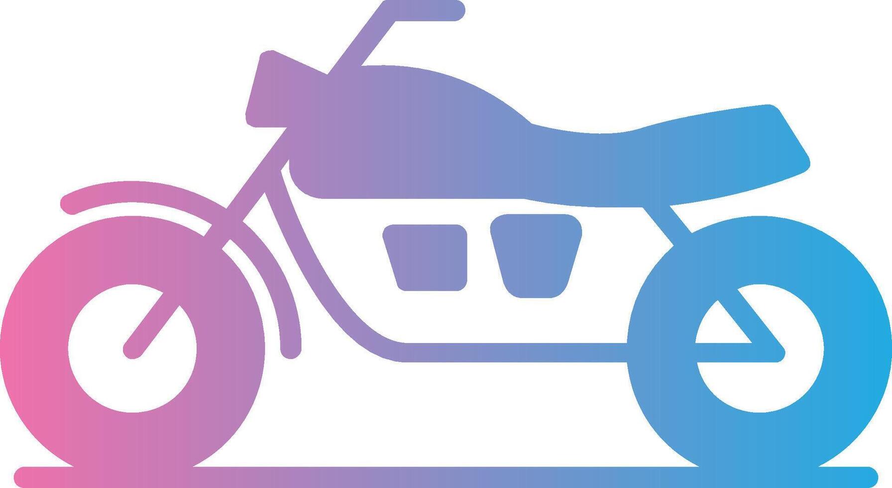 Motercycles Glyph Gradient Icon Design vector