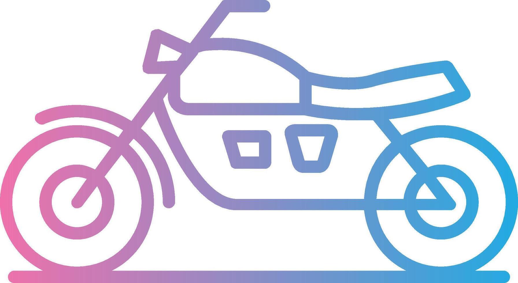 Motercycles Line Gradient Icon Design vector