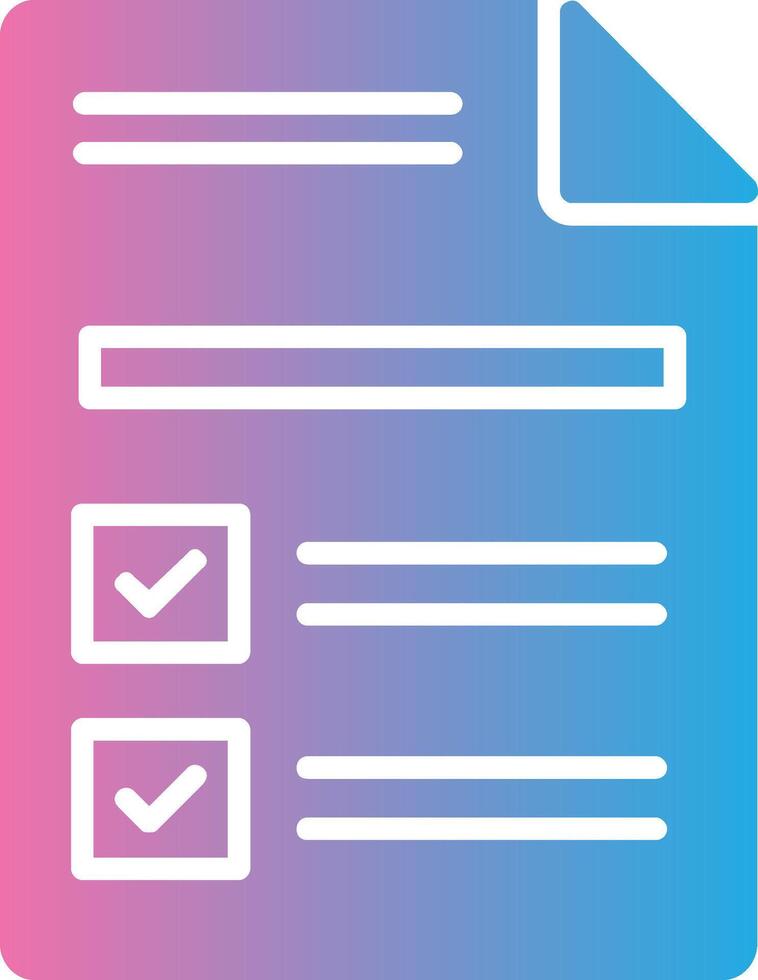 Customs Glyph Gradient Icon Design vector