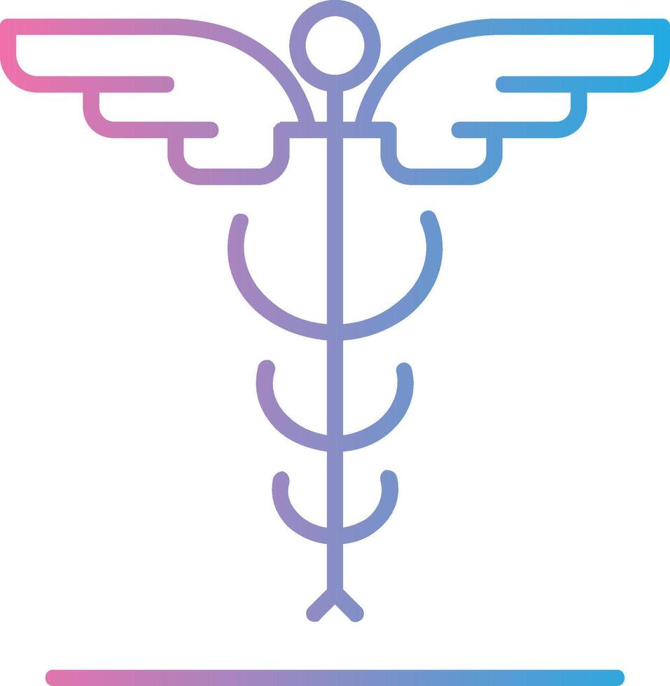 Medicine Line Gradient Icon Design vector