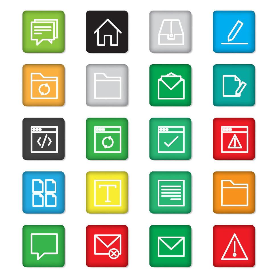 free web and social media icons vector