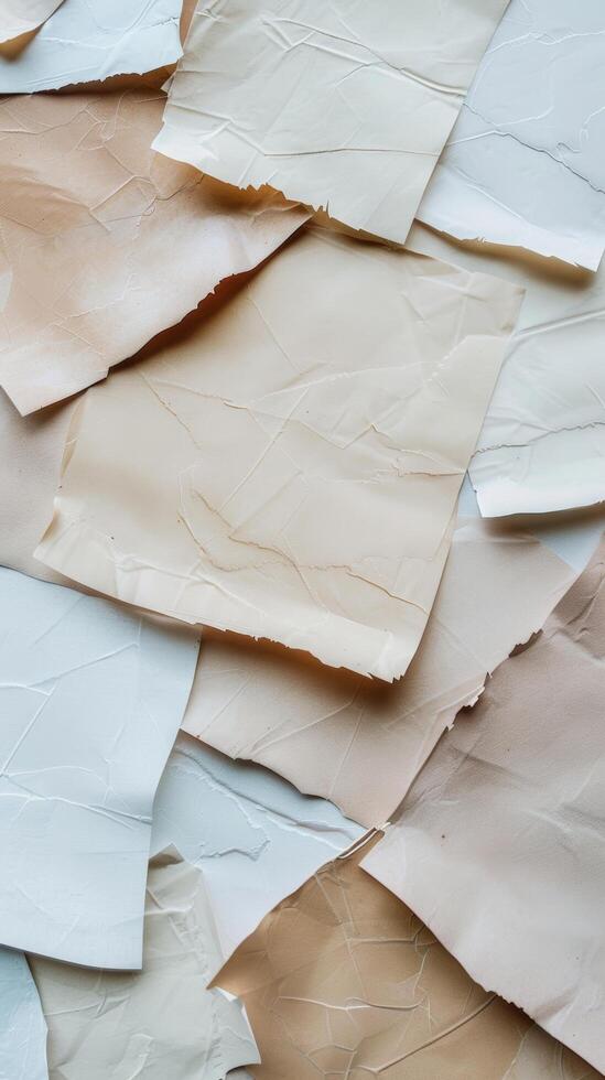 Assorted Cracked Porcelain Tiles photo