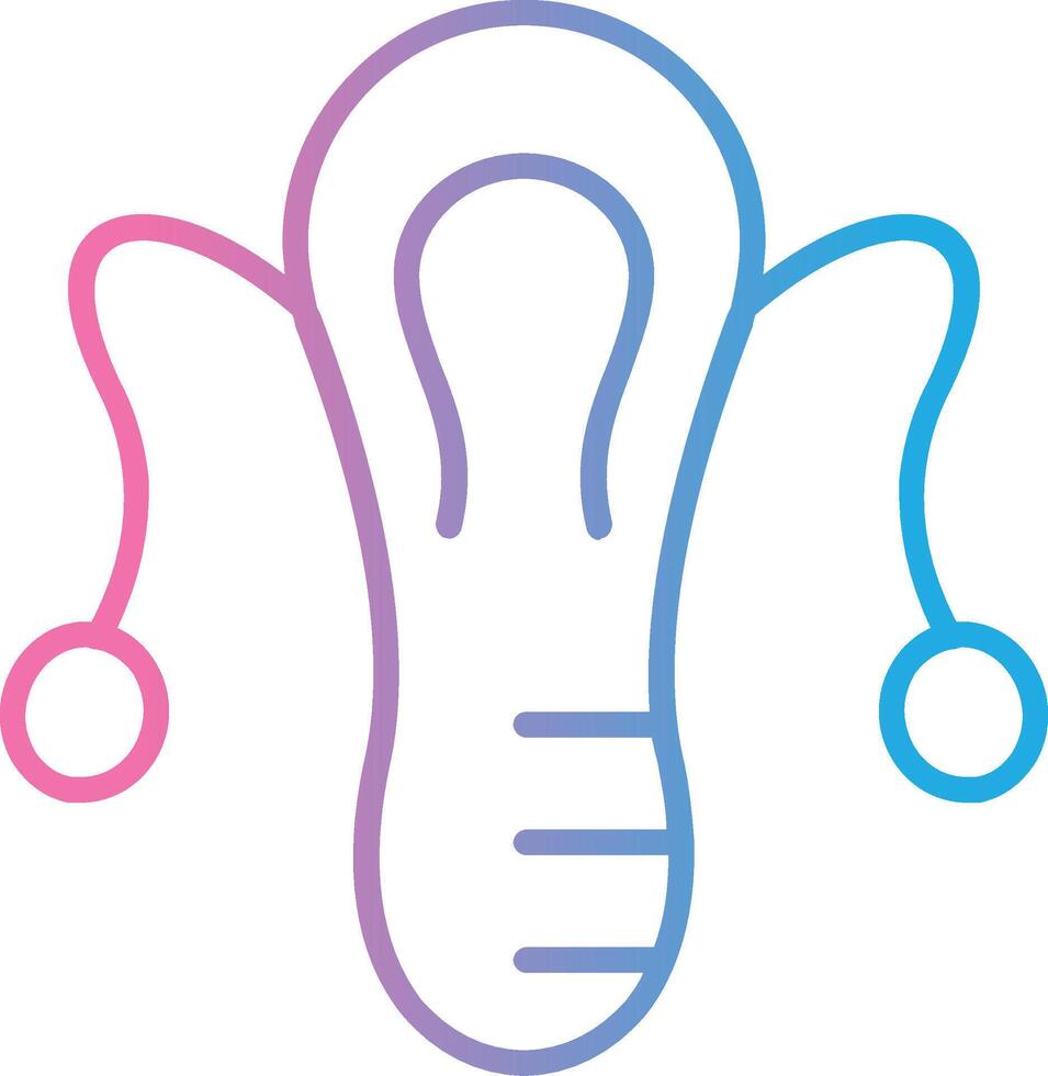 Gynecology Line Gradient Icon Design vector