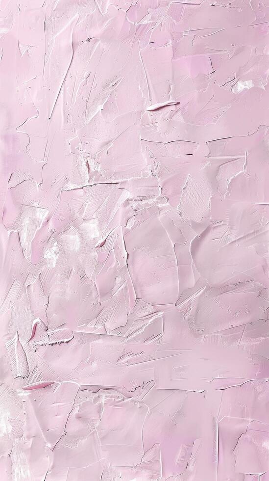 Textured Pink Plaster Wall photo