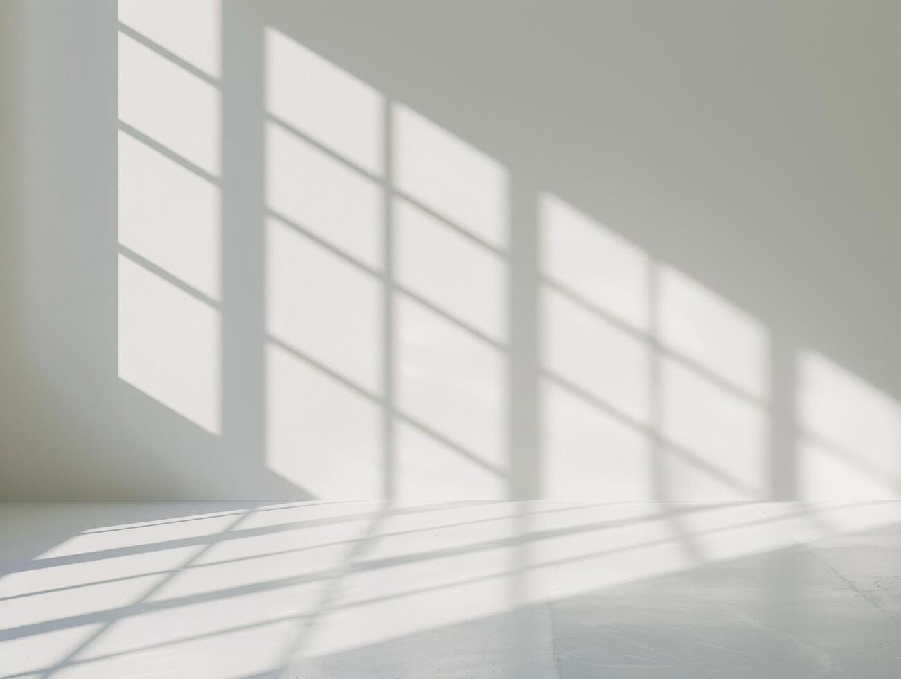 Play of Light and Shadow on Wall photo