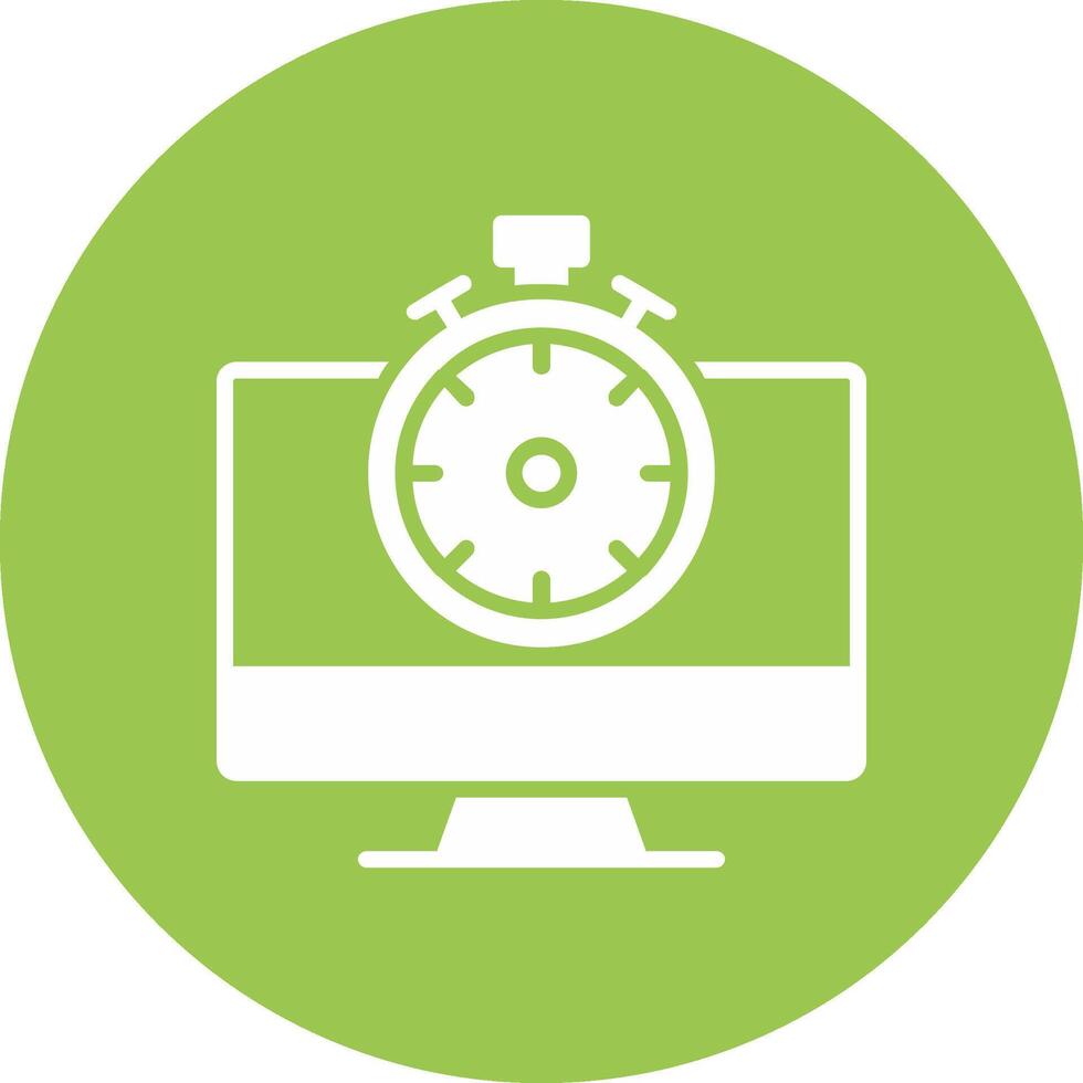 High Speed Communication Glyph Multi Circle Icon vector