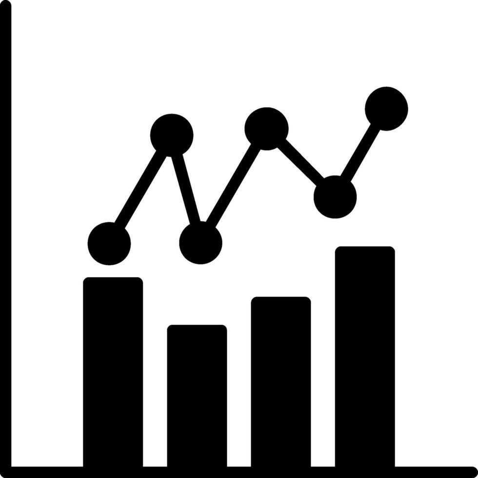 Graphs Glyph Icon Design vector