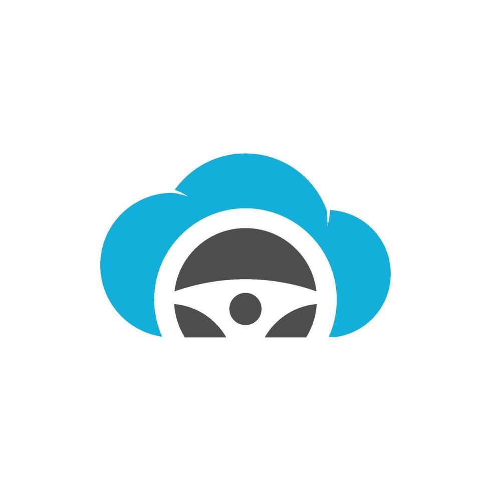 nube logo diseño modelo ilustración vector