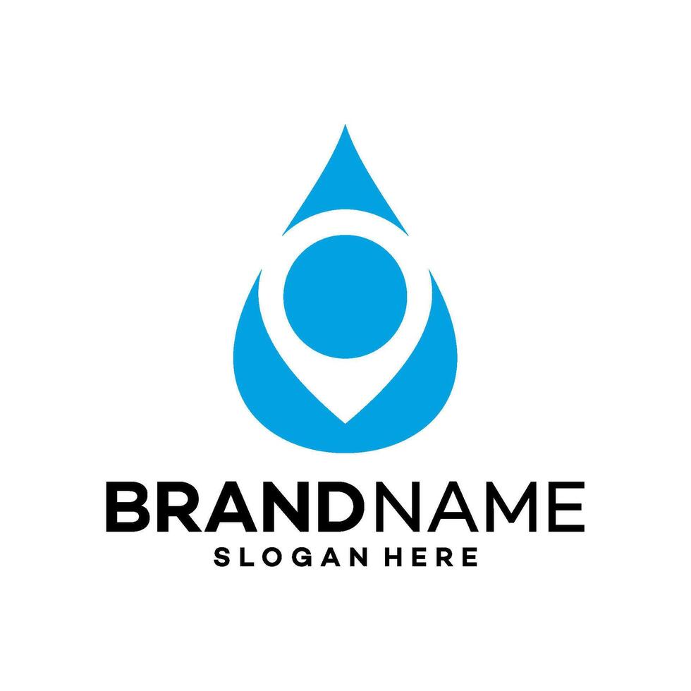 drop water logo design template illustration vector