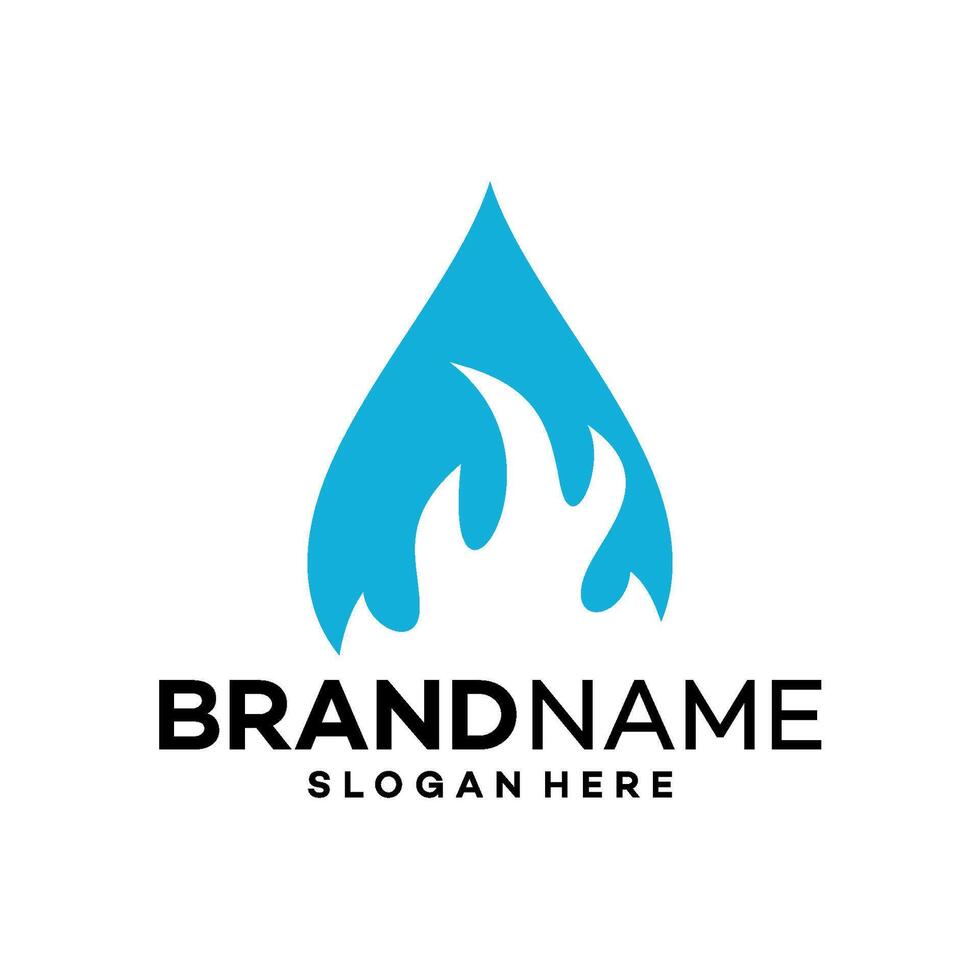 drop water logo design template illustration vector