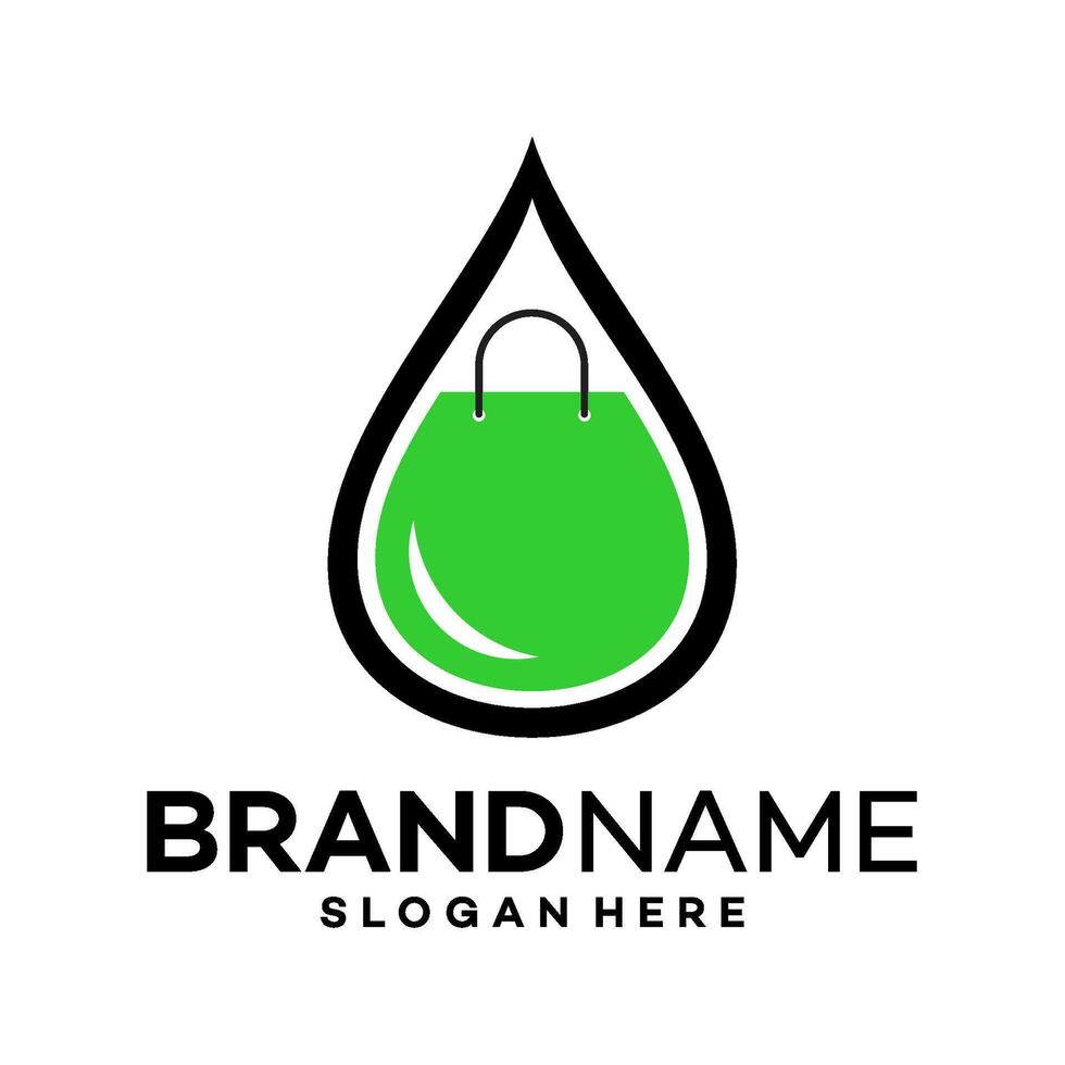 drop water logo design template illustration vector