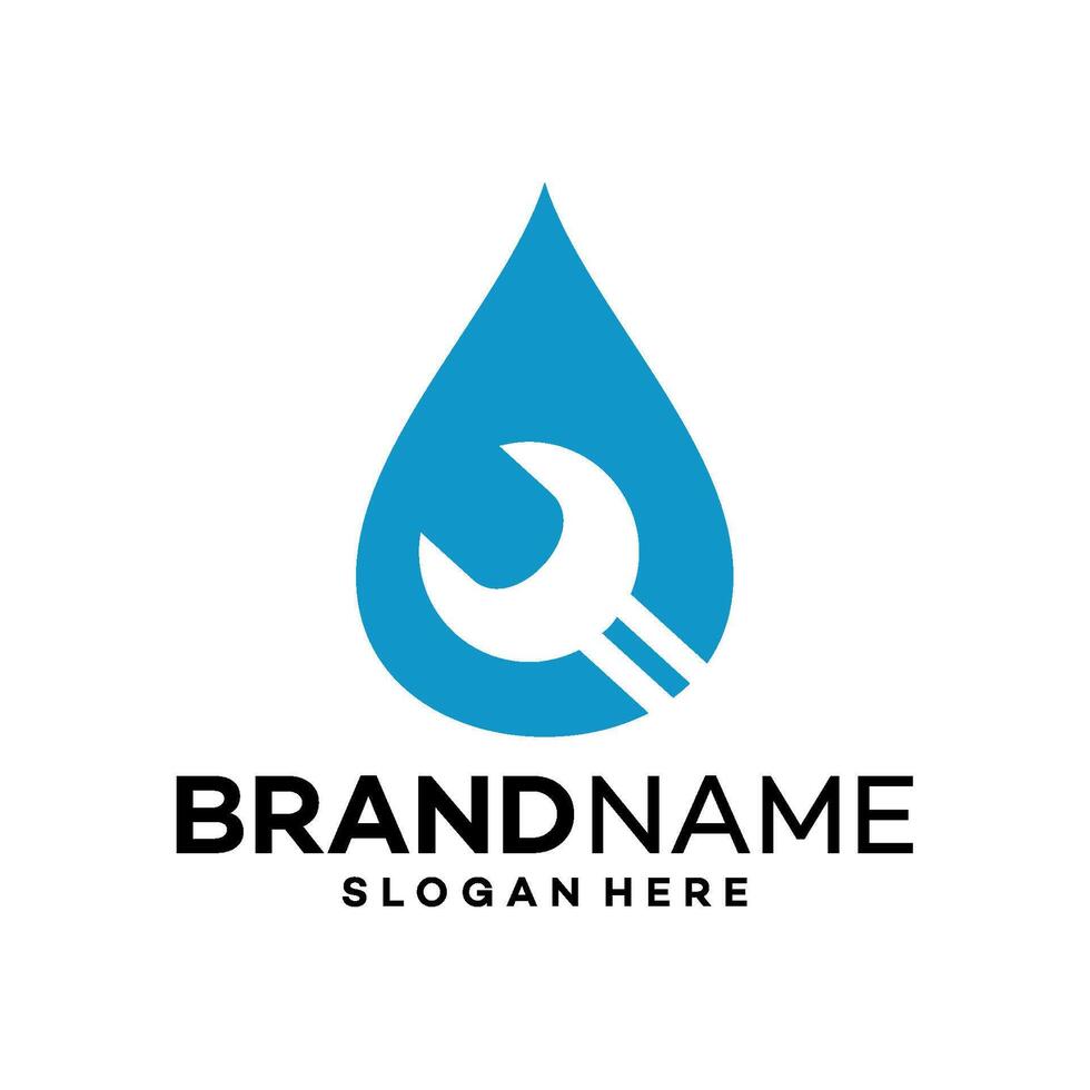 drop water logo design template illustration vector