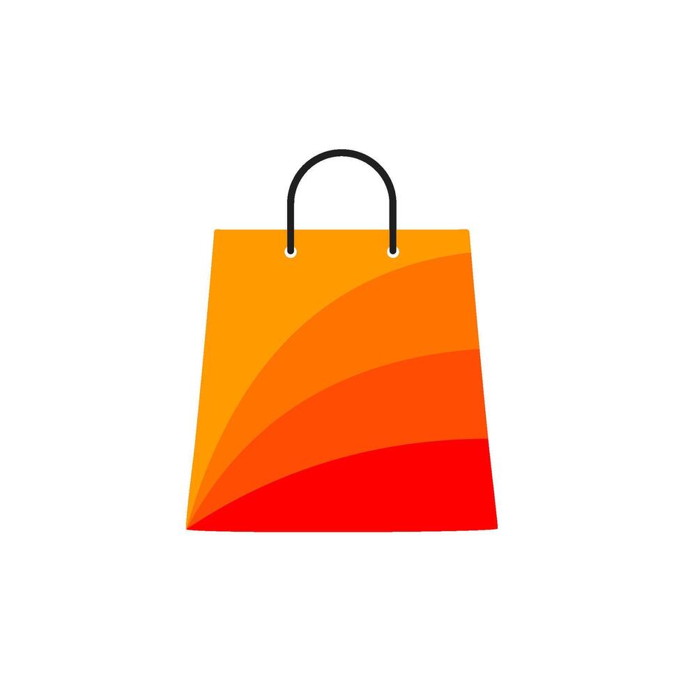 bag shopping logo design template illustration vector