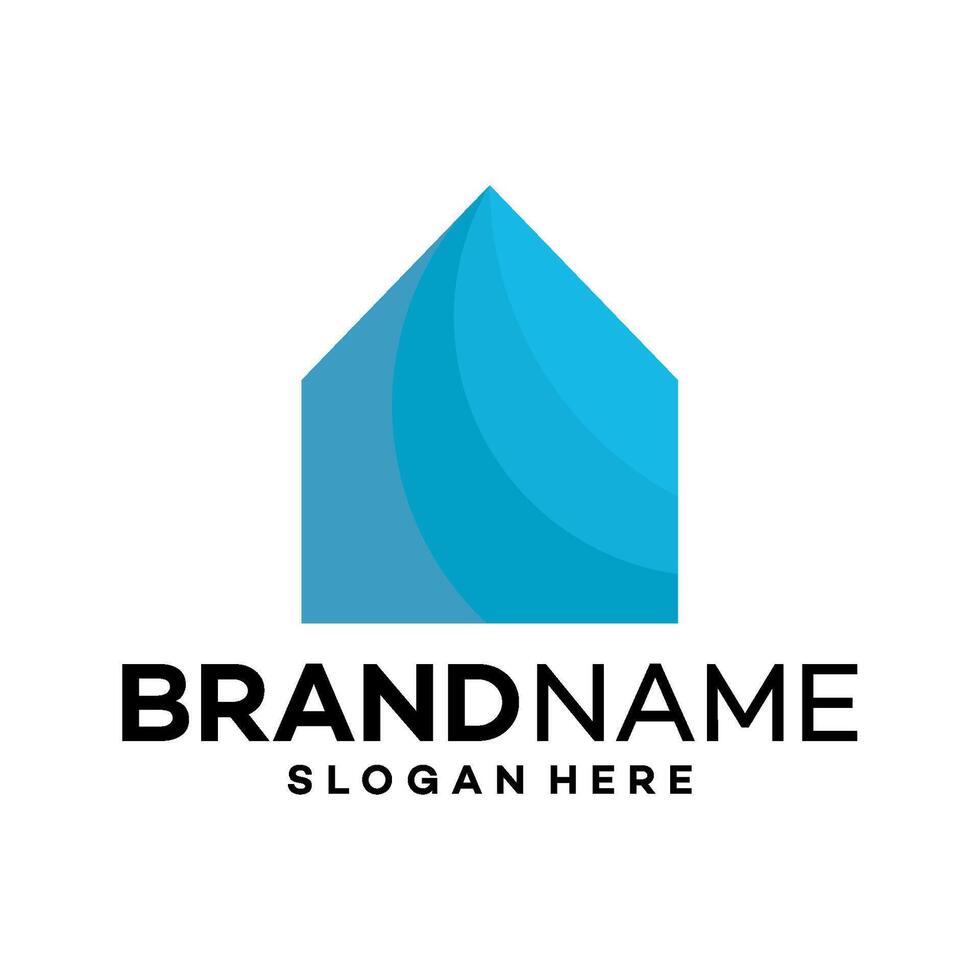 Abstract Home Illustration Template. Suitable for Creative Industry, Multimedia, entertainment, Educations, Shop, and any related business. vector
