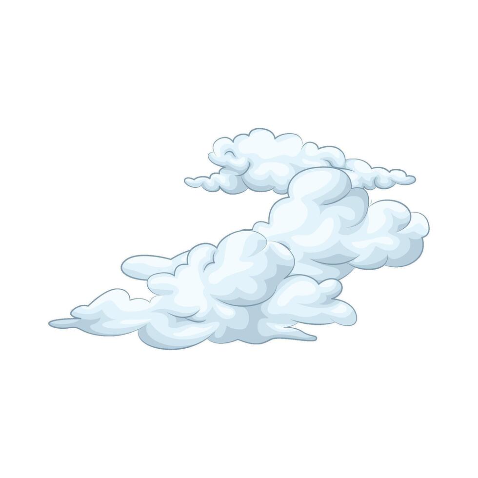 Illustration of cloud vector