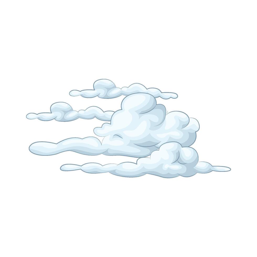 Illustration of cloud vector