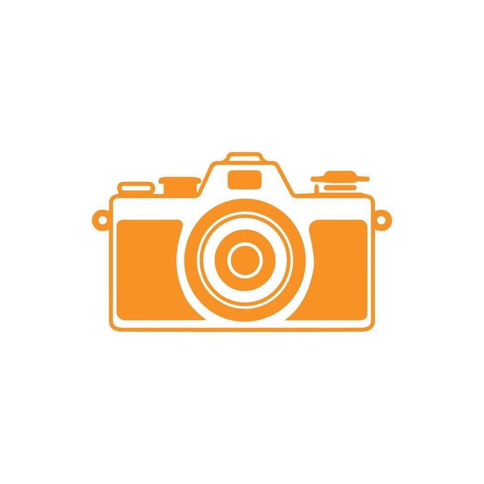 Camera icons set, blue and pink version, isolated on white background. vector