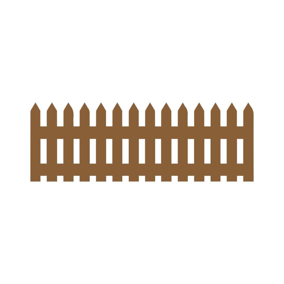 Fence icon set. Simple for web design isolated on white background. vector