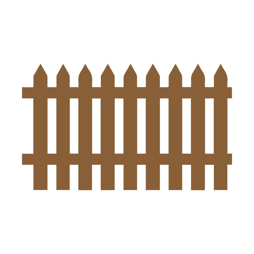 Fence icon set. Simple for web design isolated on white background. vector