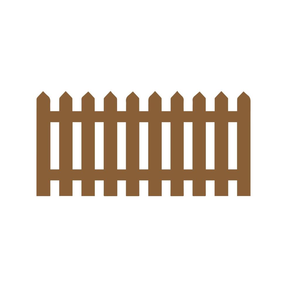 Fence icon set. Simple for web design isolated on white background. vector