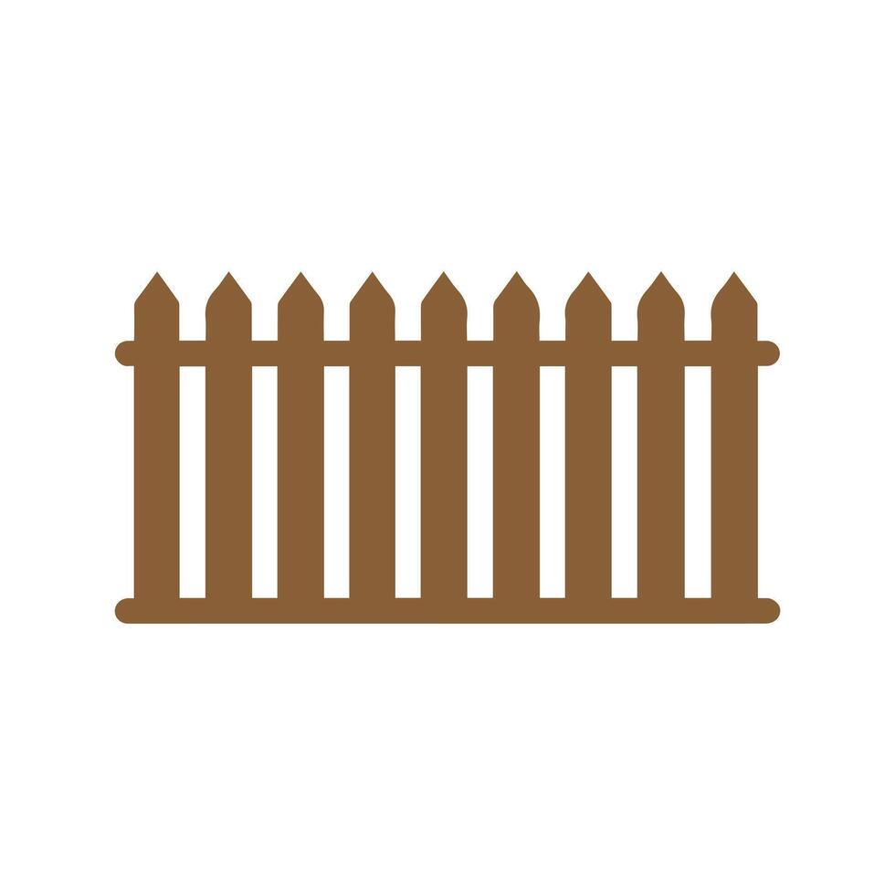 Fence icon set. Simple for web design isolated on white background. vector