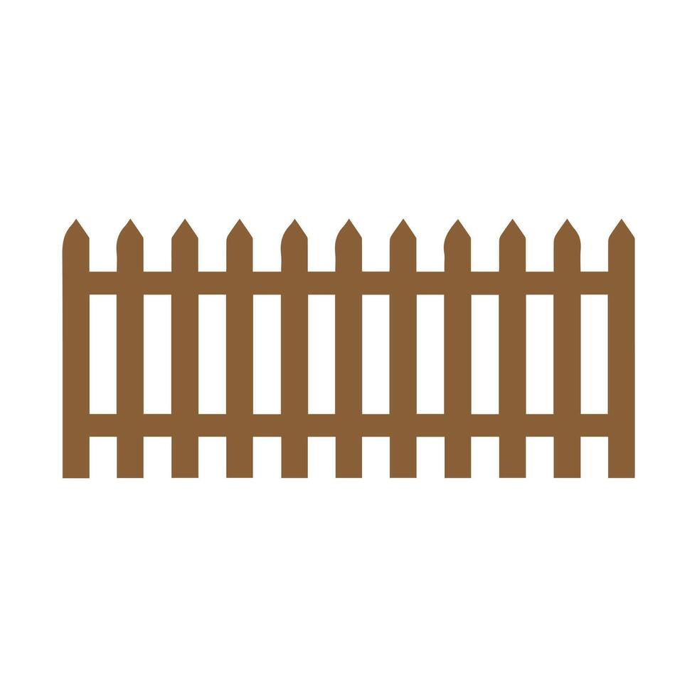 Fence icon set. Simple for web design isolated on white background. vector