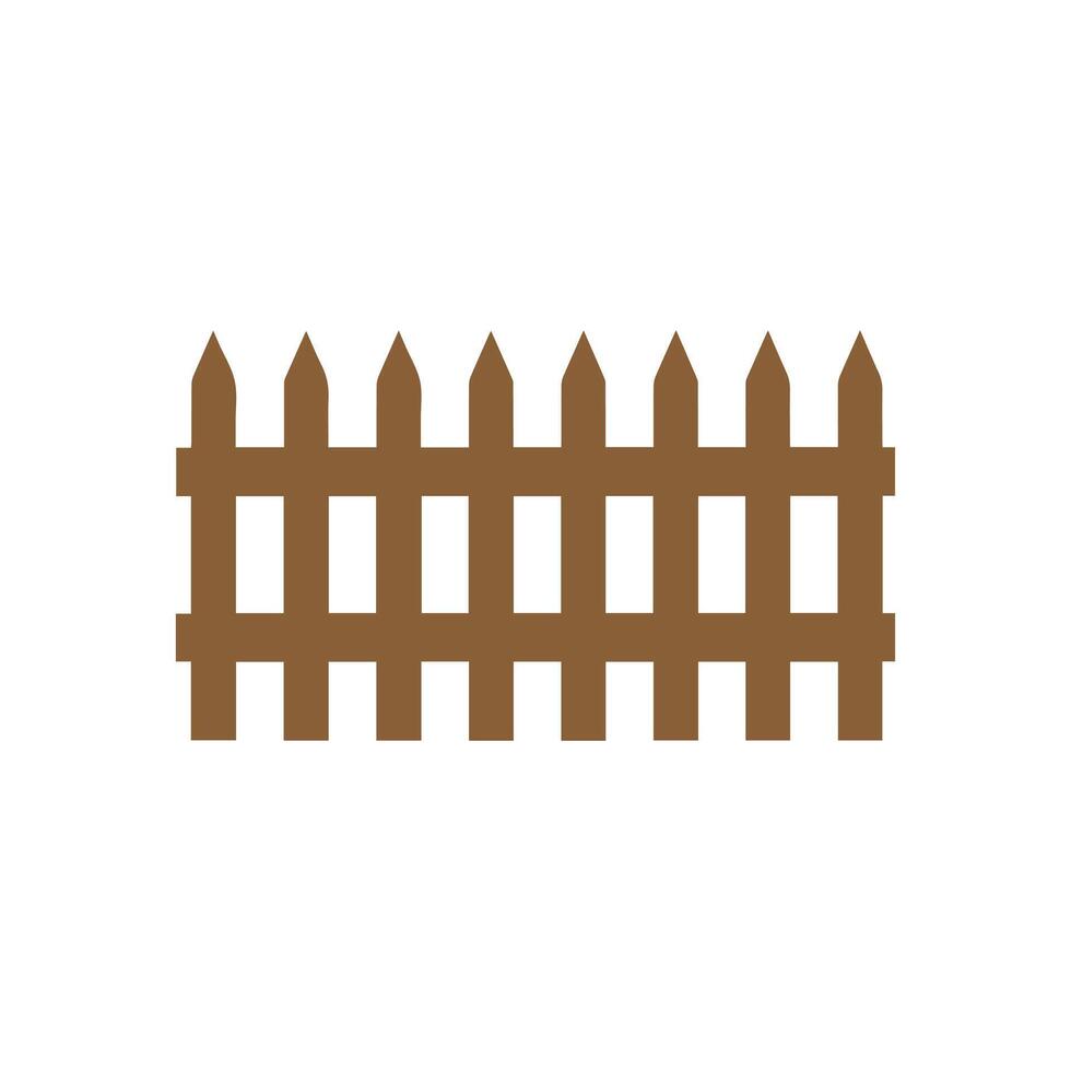 Fence icon set. Simple for web design isolated on white background. vector