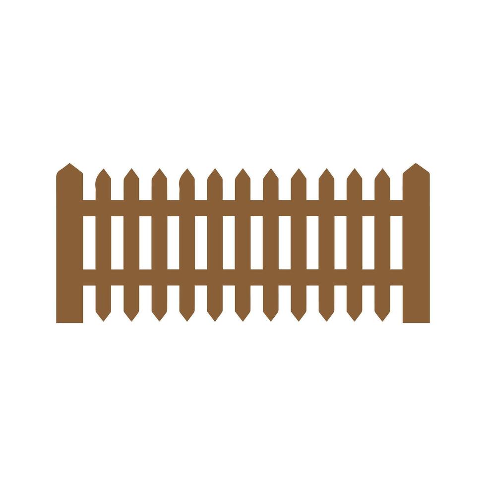 Fence icon set. Simple for web design isolated on white background. vector