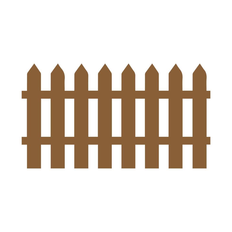 Fence icon set. Simple for web design isolated on white background. vector