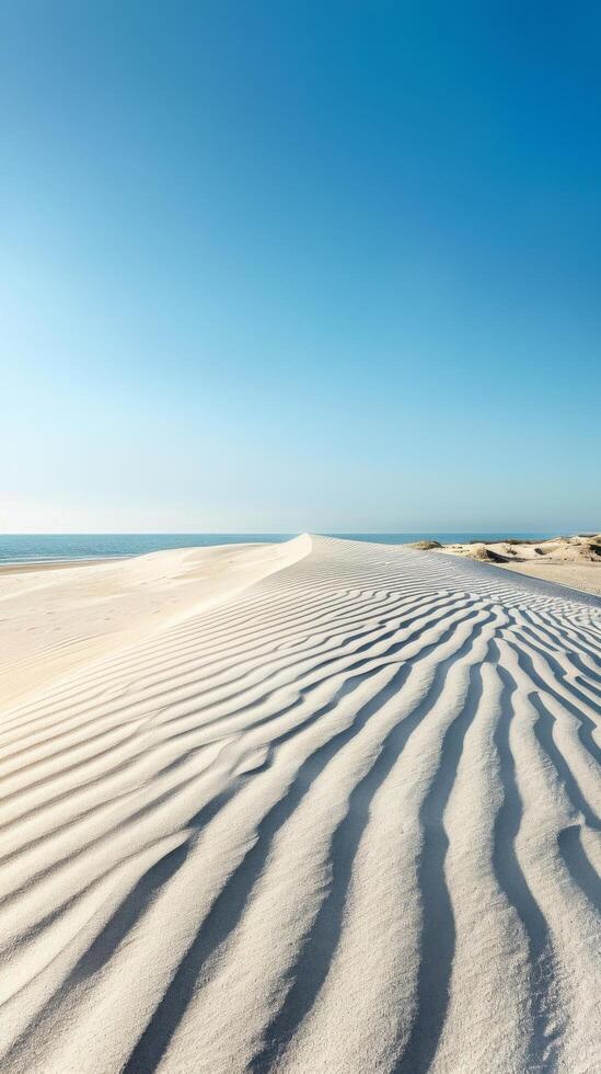 Pristine White Sand Dunes photo