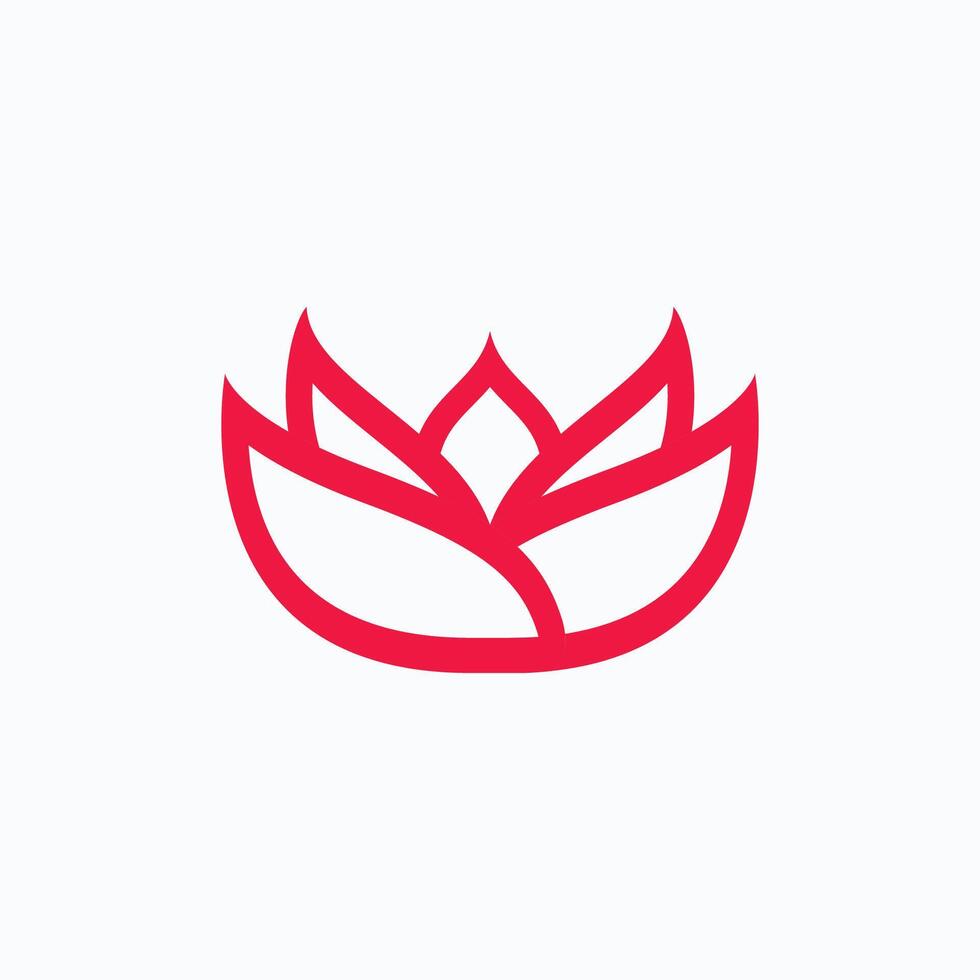 Beauty Lotus flowers logo Template icon vector