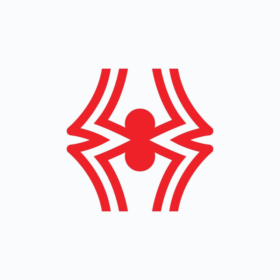 Spider logo template and icon vector