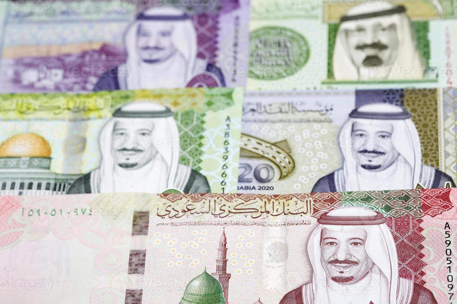 Saudi riyal a business background photo