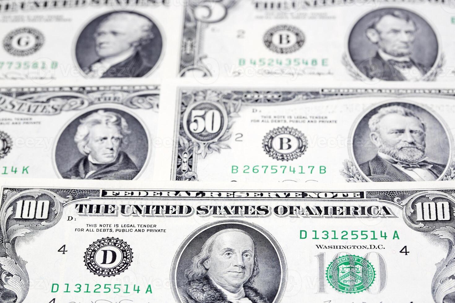 American Dollar a business background photo