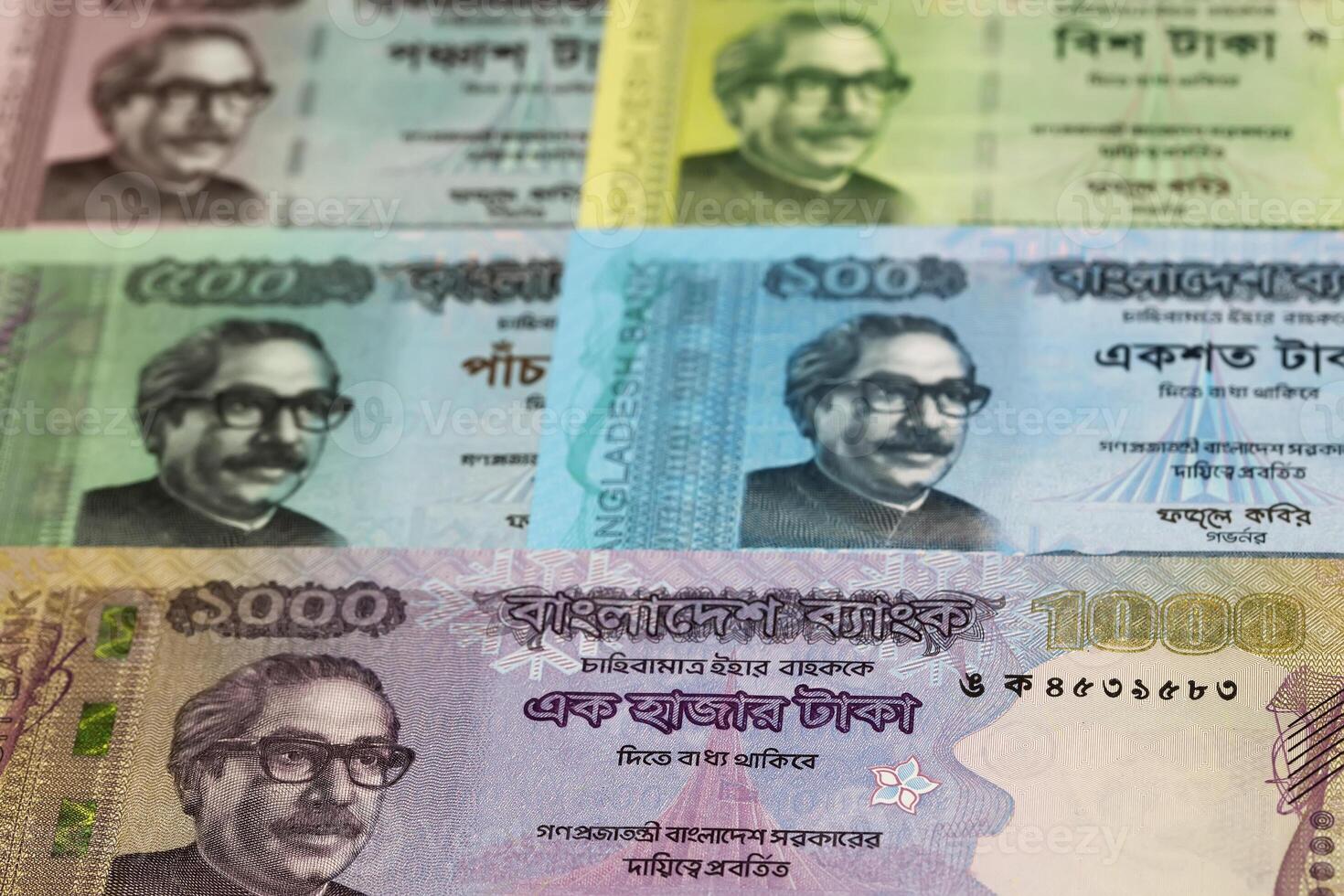 Bangladeshi money - taka a business background photo