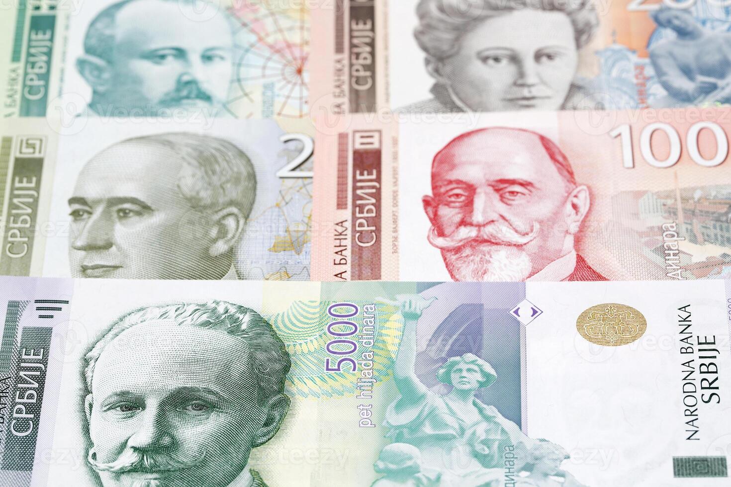 Serbian dinar a business background photo