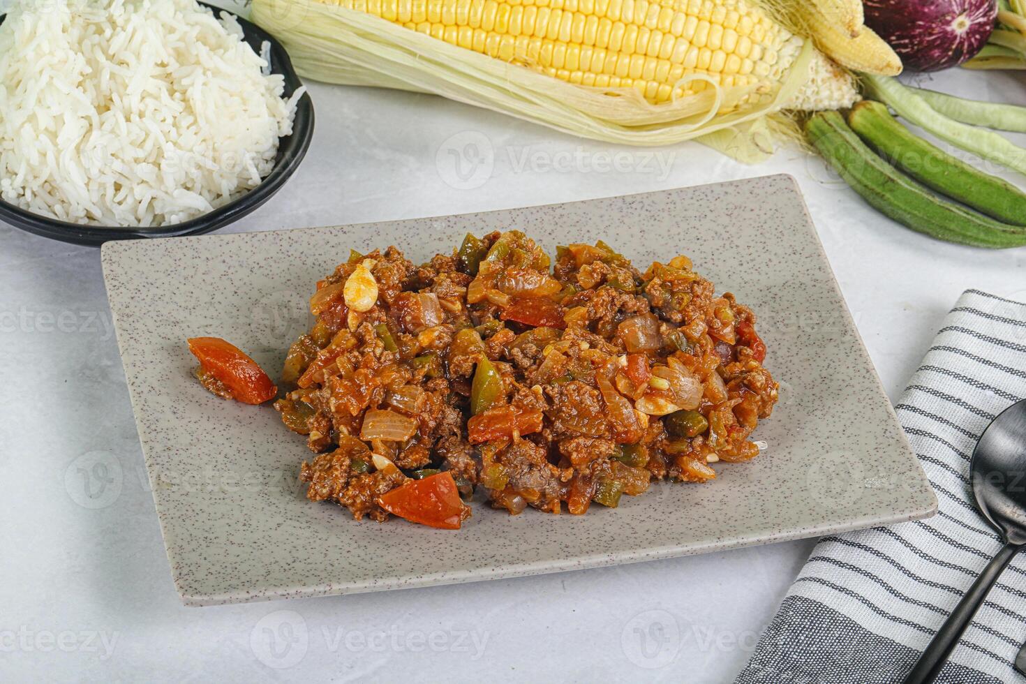 Mexican cuisine - Chili Con carne photo